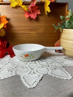 Vintage CorningWare Floral Bouquet 1 Pint Saucepan